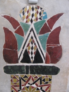 remnant of original mosaic